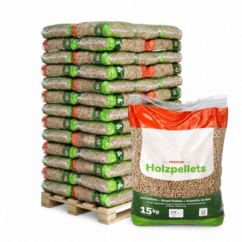 Holz Harry Premium Holzpellets 975 kg ENplus A1