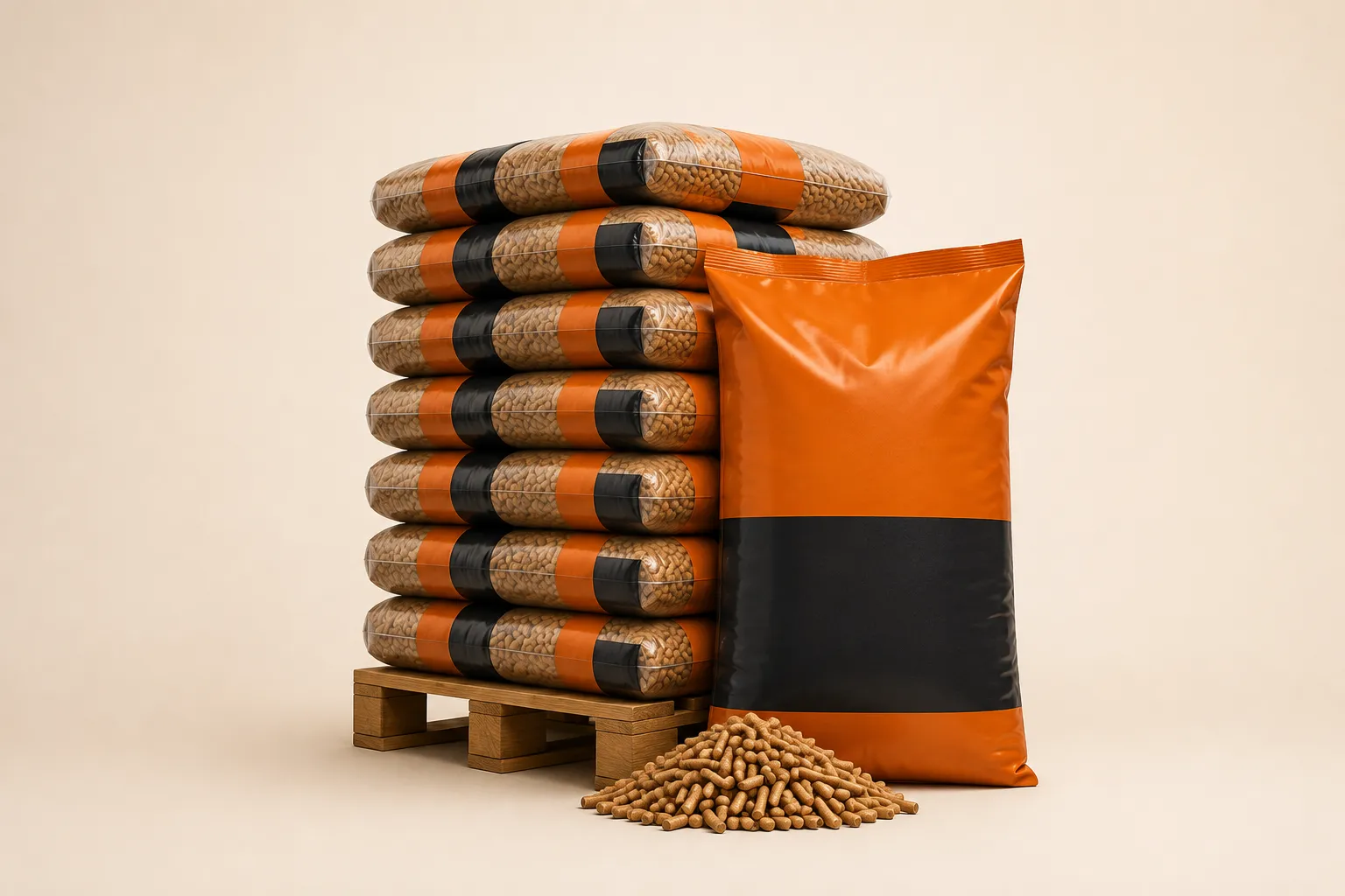 Premium Holzpellets Palette